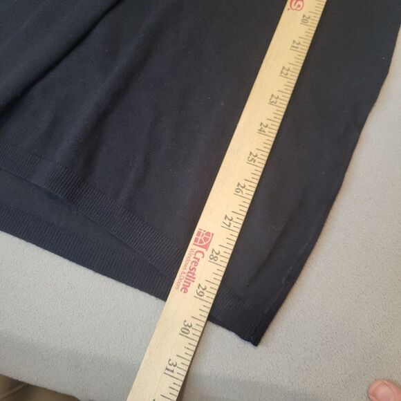 Zara Knit Black Mini Long Sleeves Dress Size Small - Picture 6 of 7